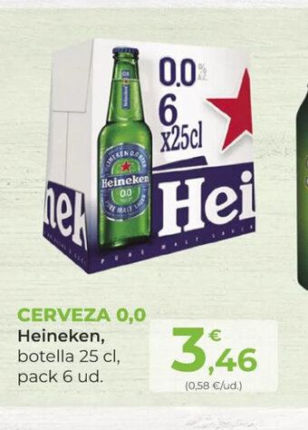 SPAR Gran Canaria Cerveza 0,0 Heineken oferta