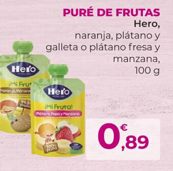 SPAR Gran Canaria Puré de Frutas Hero oferta