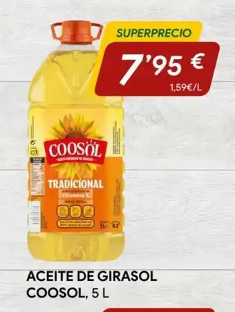 Minymas Aceite de Girasol Coosol 5L oferta