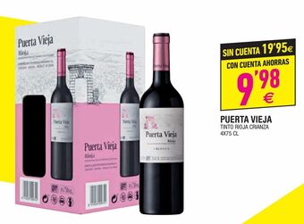 Vino tinto puerta vieja