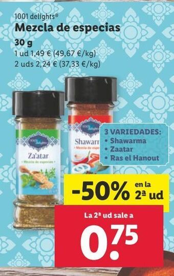 Lidl Especias oferta