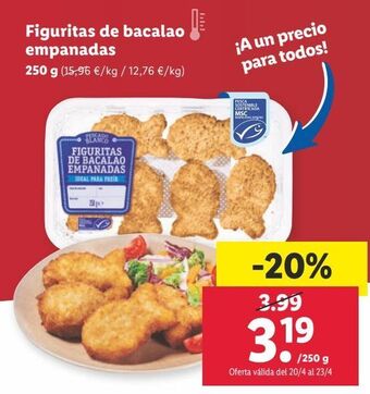 Lidl Bacalao oferta