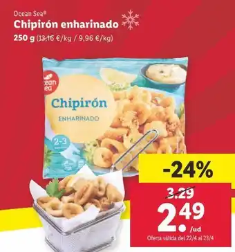Lidl Chipirones ocean sea oferta