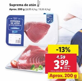 Lidl Atún oferta