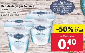 Lidl Yogur líquido oferta