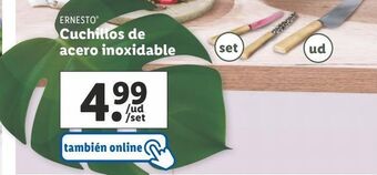Lidl Cuchillo de acero ernesto oferta