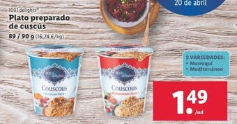 Lidl Platos preparados oferta