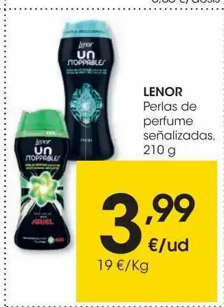 Eroski Lenor perla unstoppables fresh 210 g oferta