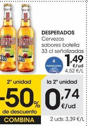 Eroski Desperados cerveza 0,33 l oferta