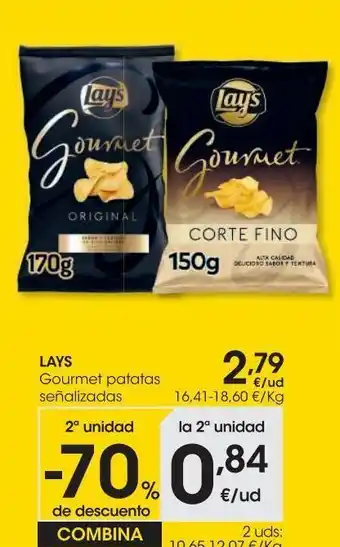 Eroski Patatas fritas lay's oferta