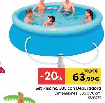 ToysRus Sizzlin cool - set piscina 305 con depuradora oferta