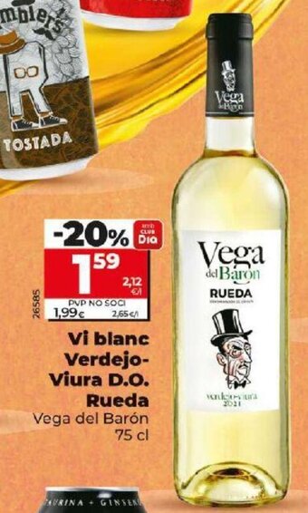 Dia Vi Blanc Verdejo-Viura D.O. Rueda oferta