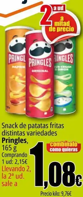 UDACO Snack de patatas fritas distintas variedades pringles oferta