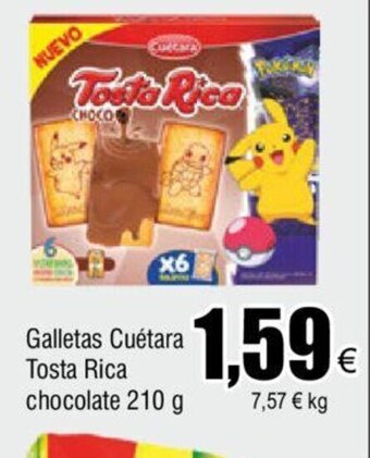 FROIZ Galletas Cuétara Tosta Rica Chocolate 210 g oferta