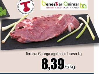 FROIZ Ternera Gallega Aguja Con Hueso kg oferta