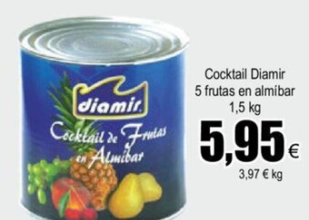 FROIZ Cocktail Diamir 5 Frutas en Almibar 1.5 kg oferta