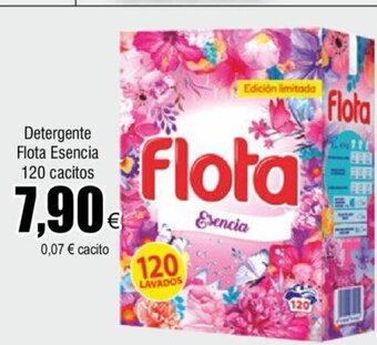 FROIZ Detergente Flota Esencia 120 cacitos oferta