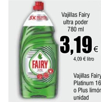 FROIZ Vajillas Fairy Ultra Poder 780 ml oferta