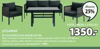 JYSK Jutlandia Set De Muebles De Jardín Salten oferta