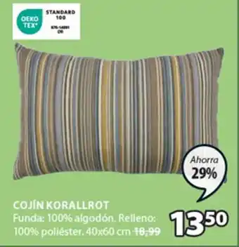 JYSK Cojín Korallrot oferta