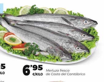 Supermercados Lupa Merluza Fresca De Costa Del Cantábrico oferta