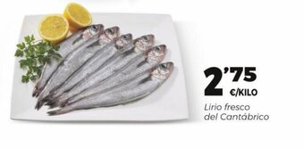 Supermercados Lupa Lirio Fresco Del Cantábrico oferta
