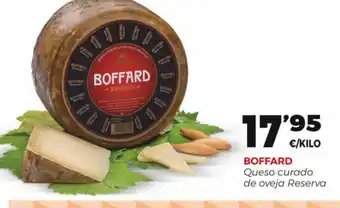 Supermercados Lupa Boffard Queso Curado de Oveja Reserva oferta