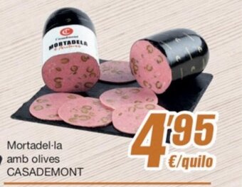 SPAR Fragadis Mortadel-la Amb Olives Casademont oferta
