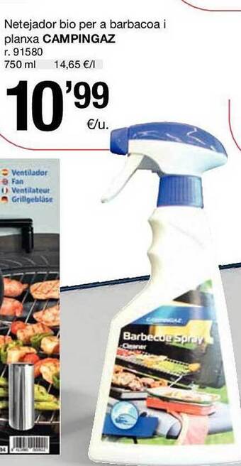 BonpreuEsclat Netejador bio per a barbacoa i planxa campingaz oferta