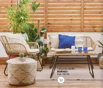Conforama Conjunto jardin borneo oferta