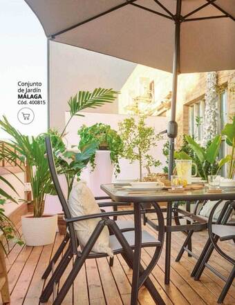 Conforama Conjunto de jardin malaga oferta