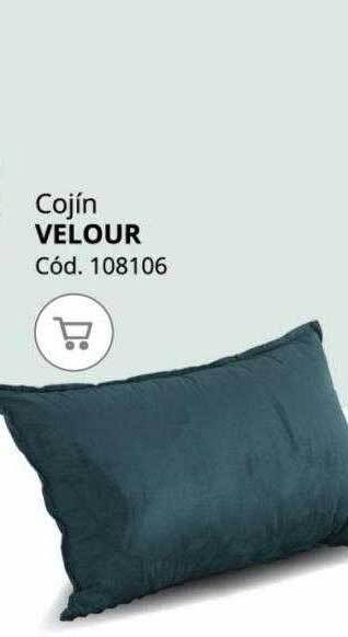 Conforama Cojín velour oferta