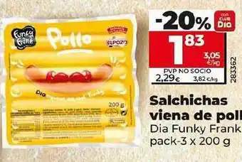 Dia Salchichas viena de polo dia funky frank oferta