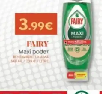 SPAR Fragadis Fairy Maxi Poder oferta