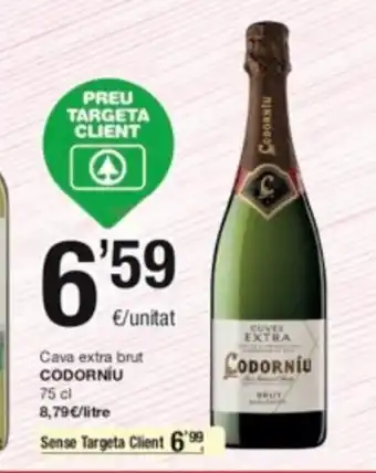 SPAR Fragadis Cava Extra Brut Codorniu 75cl oferta