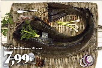 Gadis Bacalao Skrei (Entero o Mitades) oferta