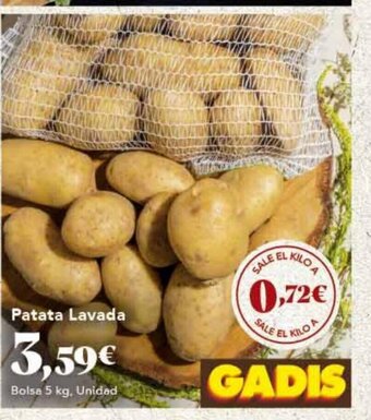 Gadis Patata Lavada oferta