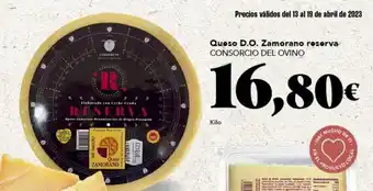 Gadis Queso D.O. Zamorano Reserva Consorcio Del Ovino oferta