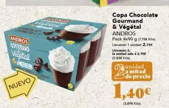 Gadis Copa Chocolate Gourmand & Végétal oferta