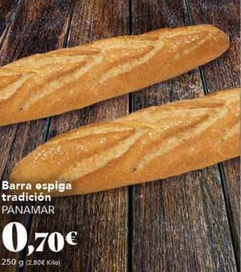 Gadis Barra Espiga Tradición Panamar oferta