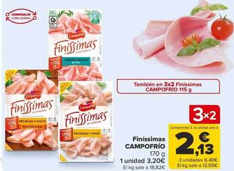 Carrefour Finíssimas campofrío oferta