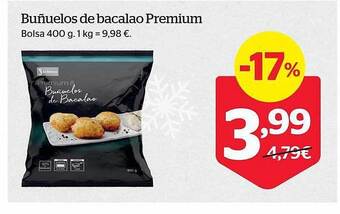 La Sirena Buñuelos de bacalao premium oferta