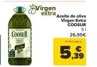 Carrefour Aceite de oliva vigen extra coosur oferta