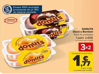 Carrefour Donuts glacé o bombón oferta