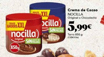 Gadis Crema de Cacao Nocilla oferta