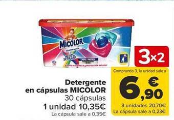 Carrefour Detergente en cápsulas micolor oferta