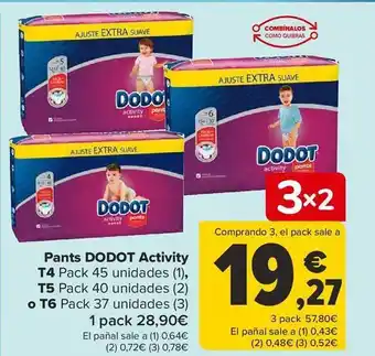 Carrefour Pants dodot activity oferta
