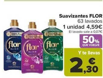 Carrefour Suavizantes flor oferta