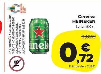 Carrefour Market Cerveza heineken oferta