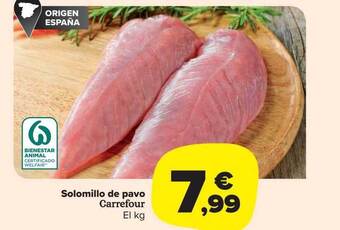 Carrefour Market Solomillo de pavo carrefour oferta
